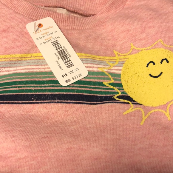 Girls light pink sweater - Picture 3 of 3